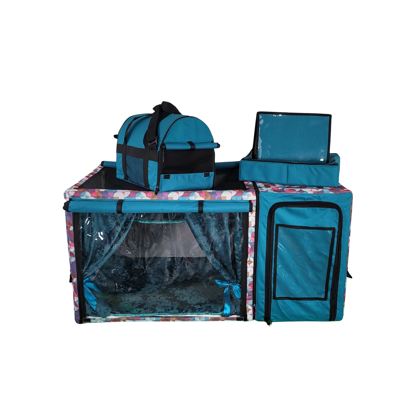 Show Cage (Geometric Teal)