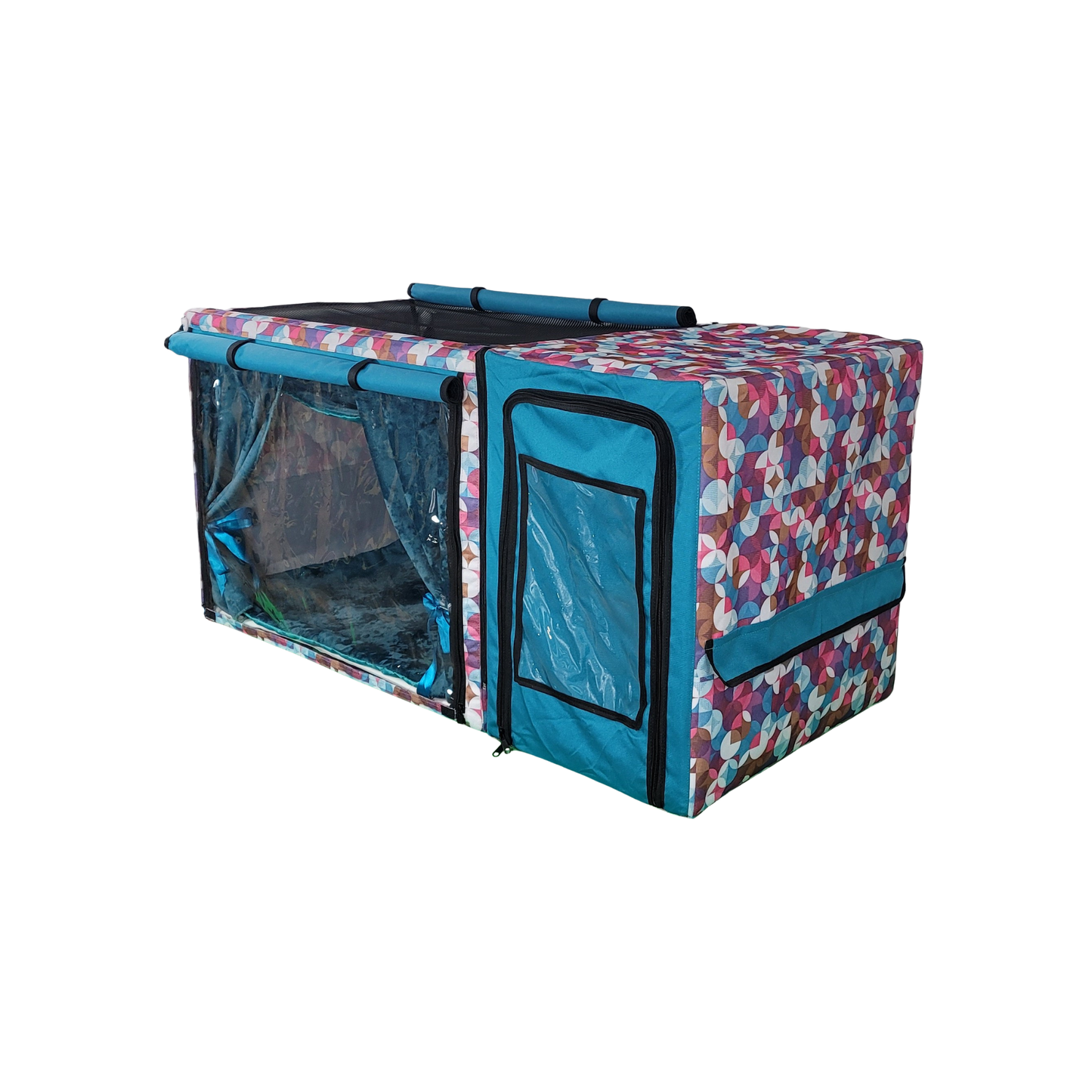 Show Cage (Geometric Teal)