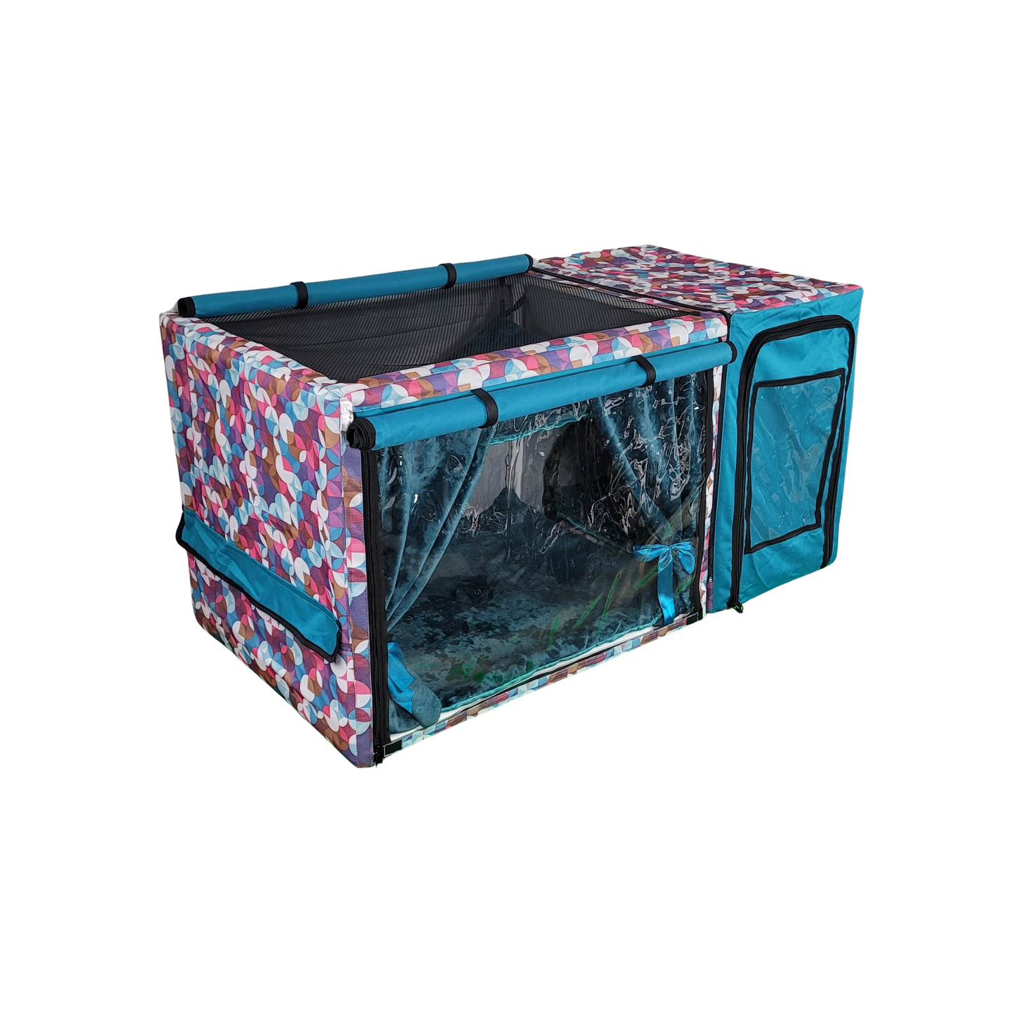 Show Cage (Geometric Teal)