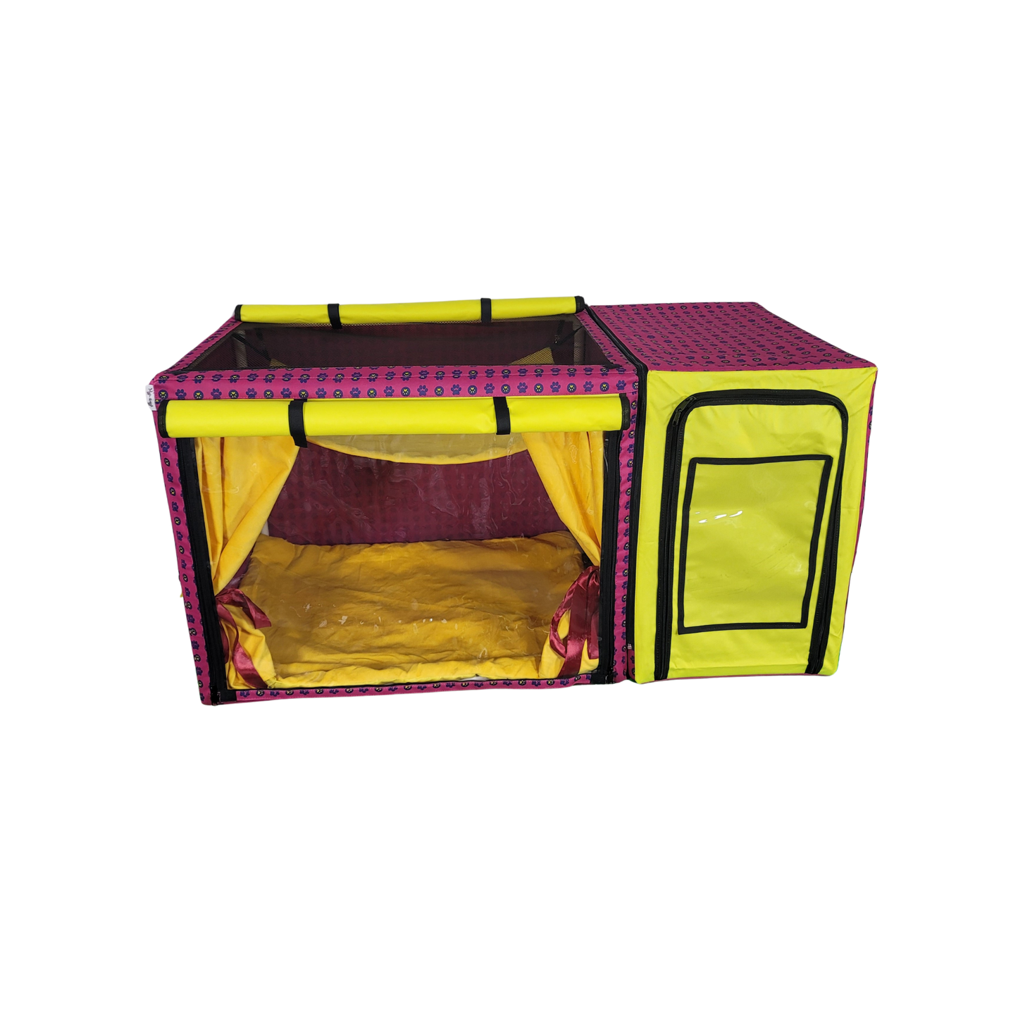 Show Cage (Pink Paws + Yellow)