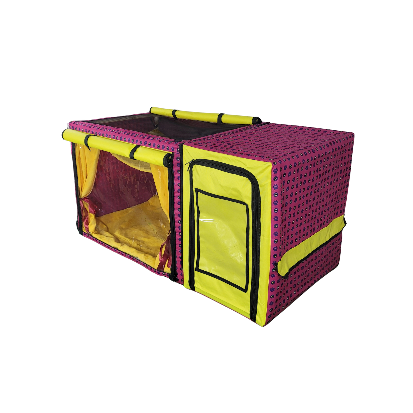 Show Cage (Pink Paws + Yellow)