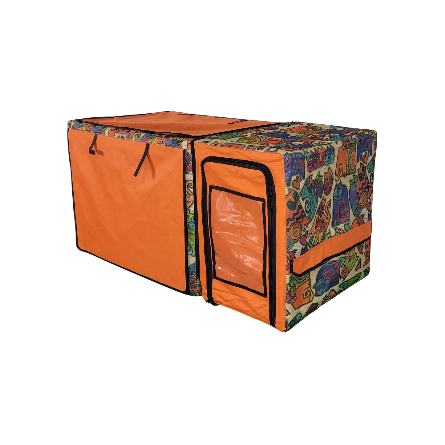 Show Cage (Tan Cats + Orange)