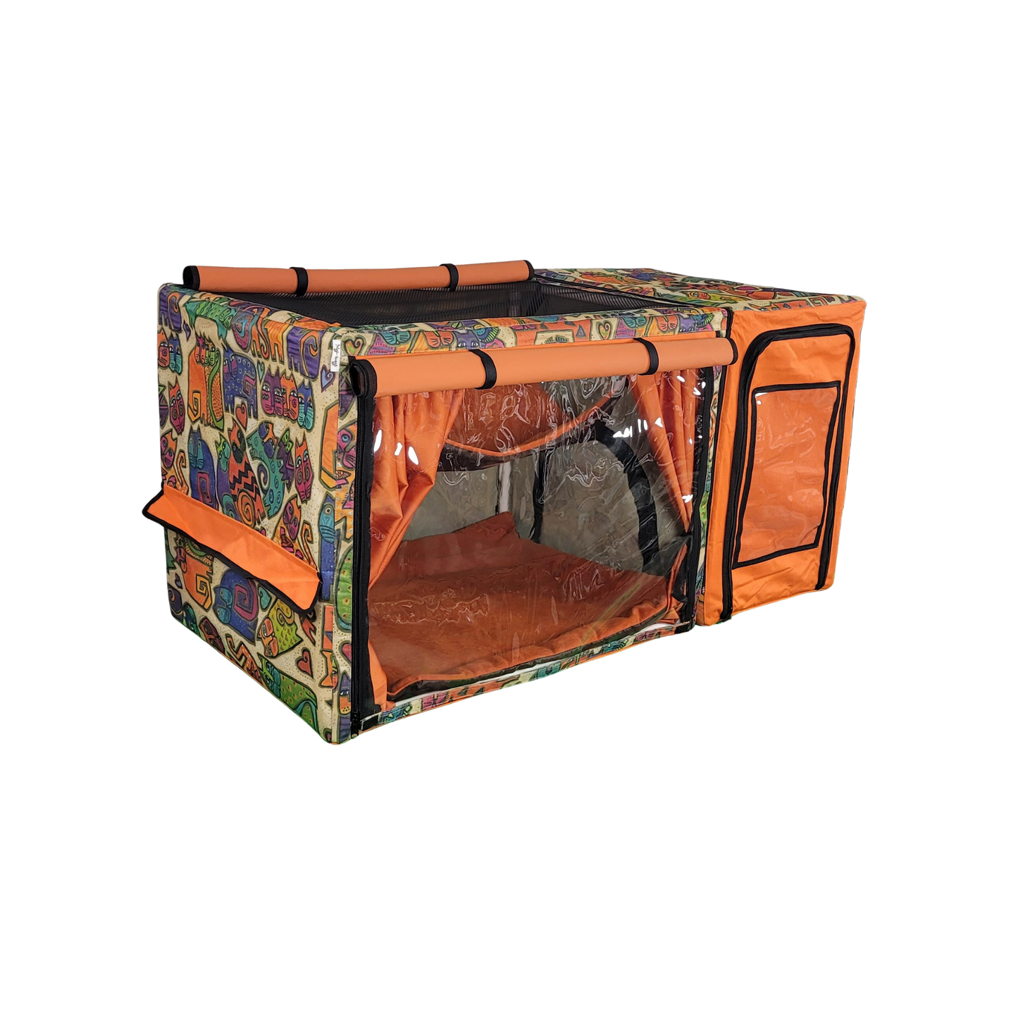 Show Cage (Tan Cats + Orange)