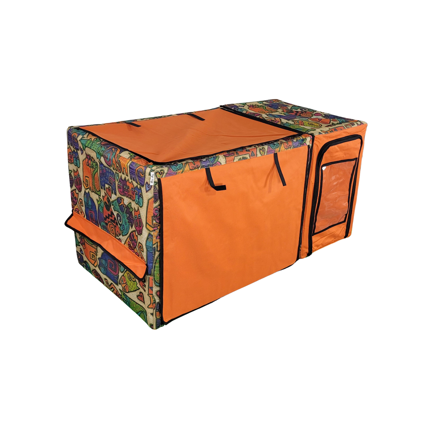 Show Cage (Tan Cats + Orange)