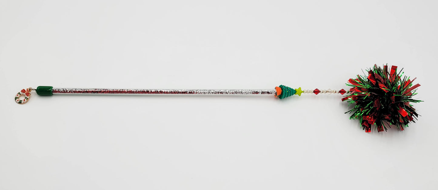 Christmas Tree Cat Wand