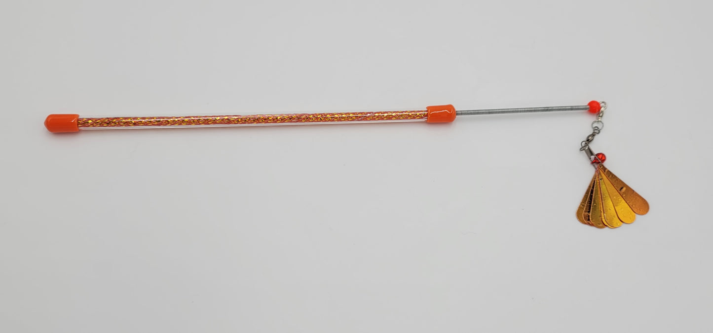 Spring 13" Dragonfly Cat Wand