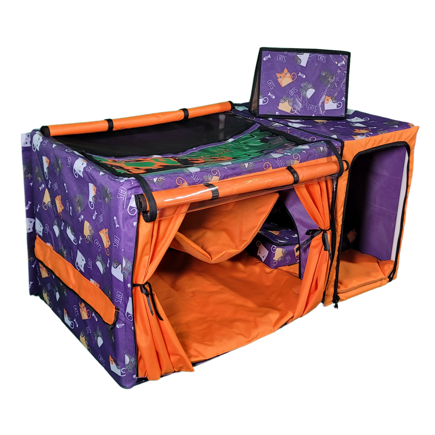 Show Cage (Purple Cats + Orange)