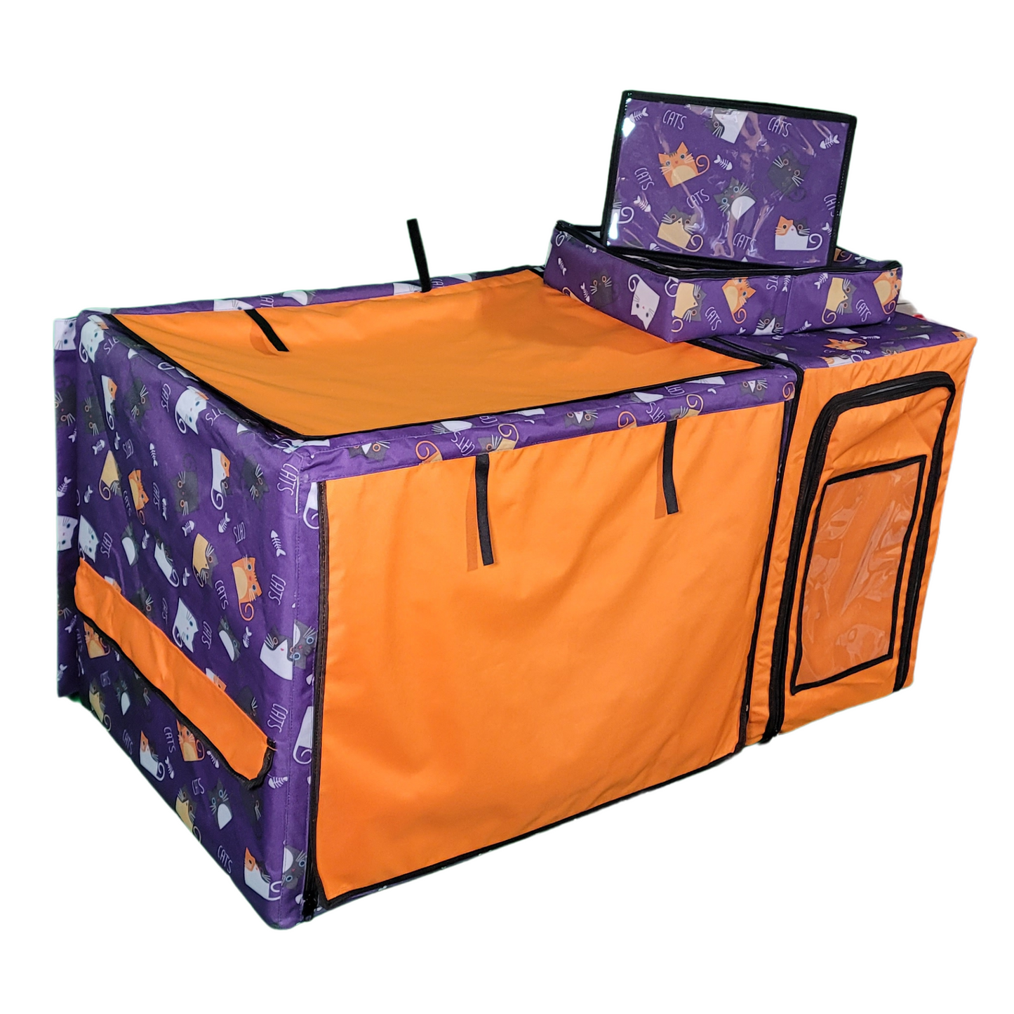 Show Cage (Purple Cats + Orange)