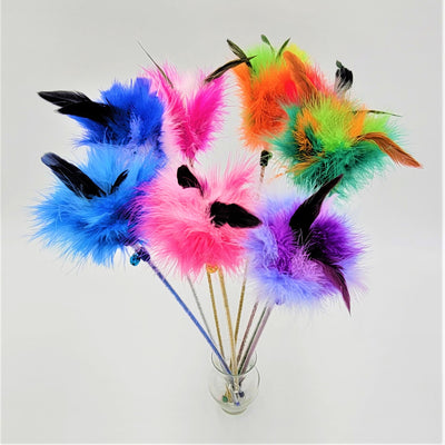 Feather Bouquet Cat Wand