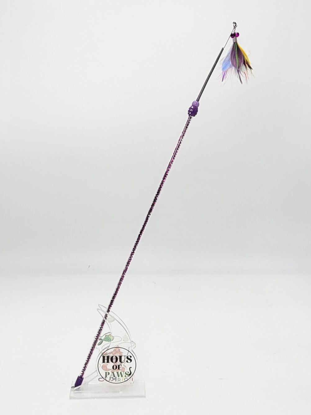 Spring 22" Feather Cat Wand