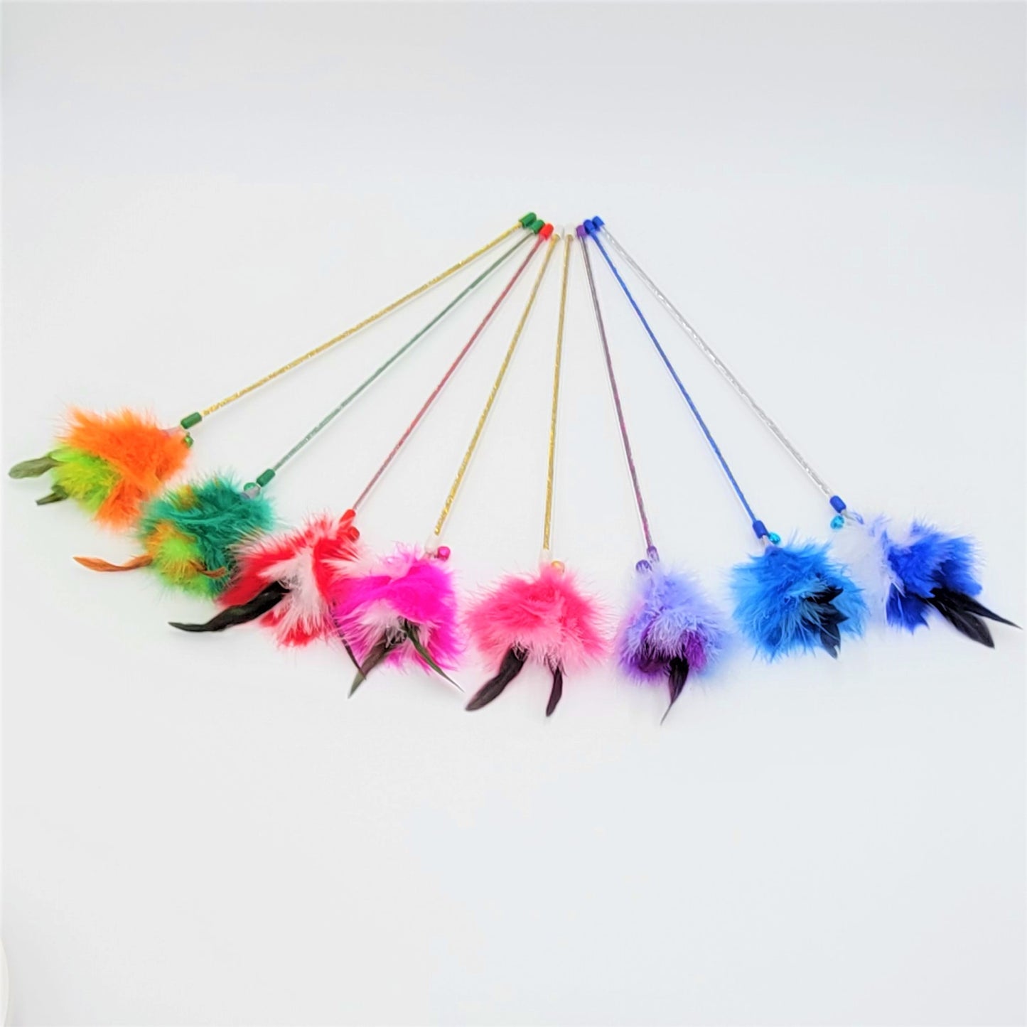 Feather Bouquet Cat Wand